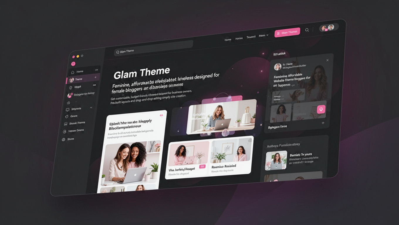 Preview of Glam Theme