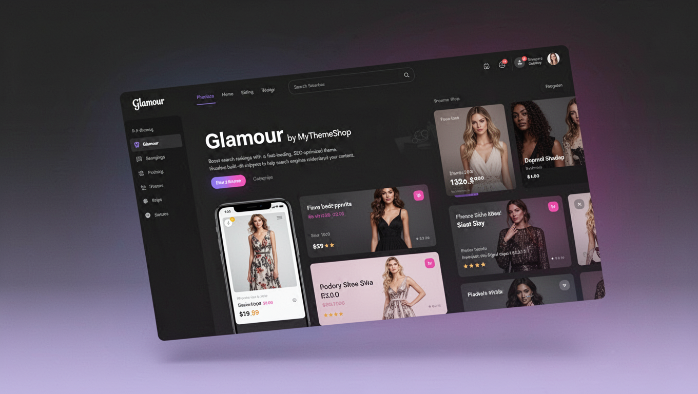 Preview of Glamour by MyThemeShop