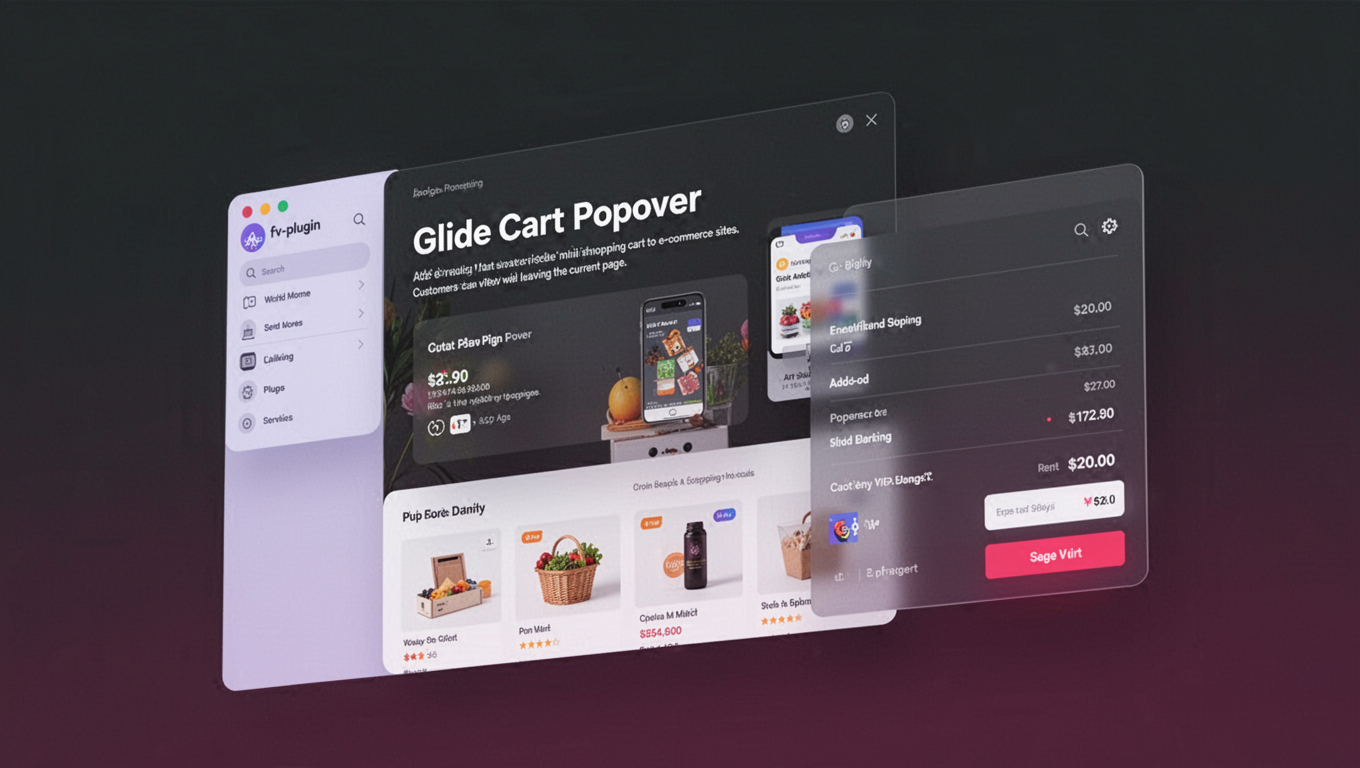 Preview of Glide Cart Popover