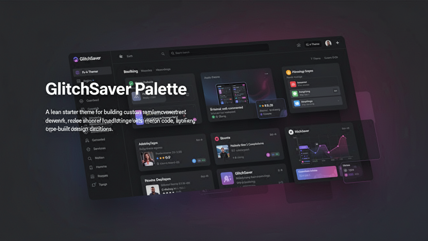 Preview of GlitchSaver Palette