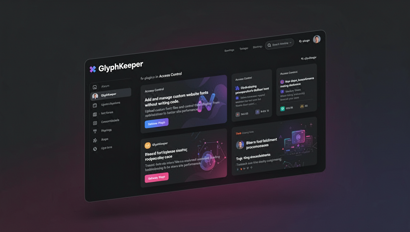Preview of GlyphKeeper