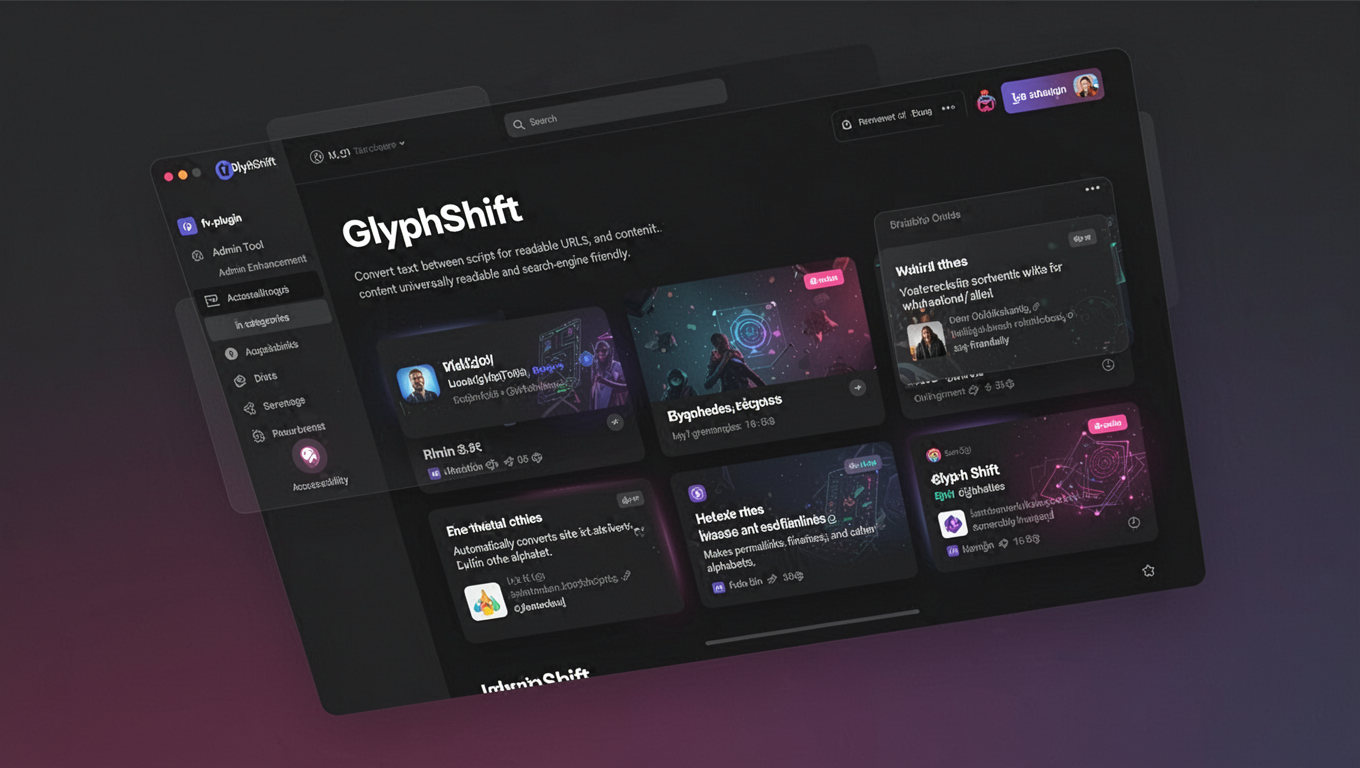 Preview of GlyphShift