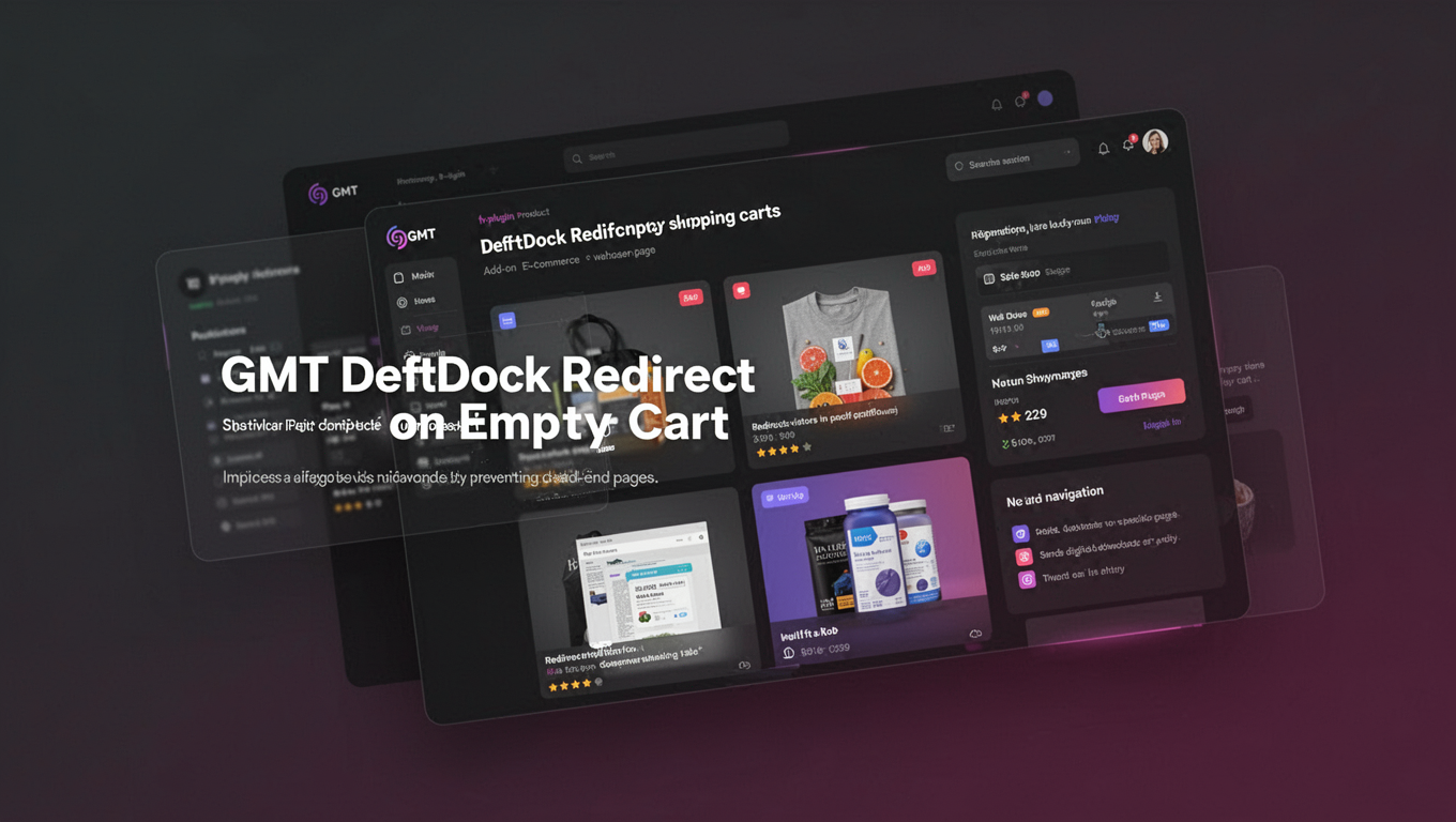 Preview of GMT DeftDock Redirect on Empty Cart