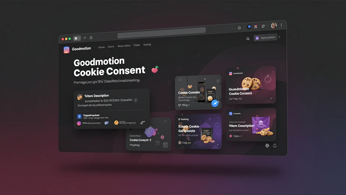 Preview of Goodmotion Cookie Consent