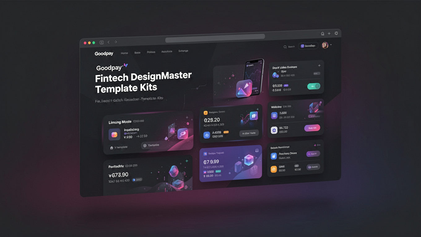 Preview of Goodpay - Fintech DesignMaster Template Kits