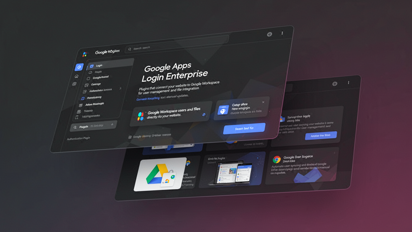 Preview of Google Apps Login Enterprise