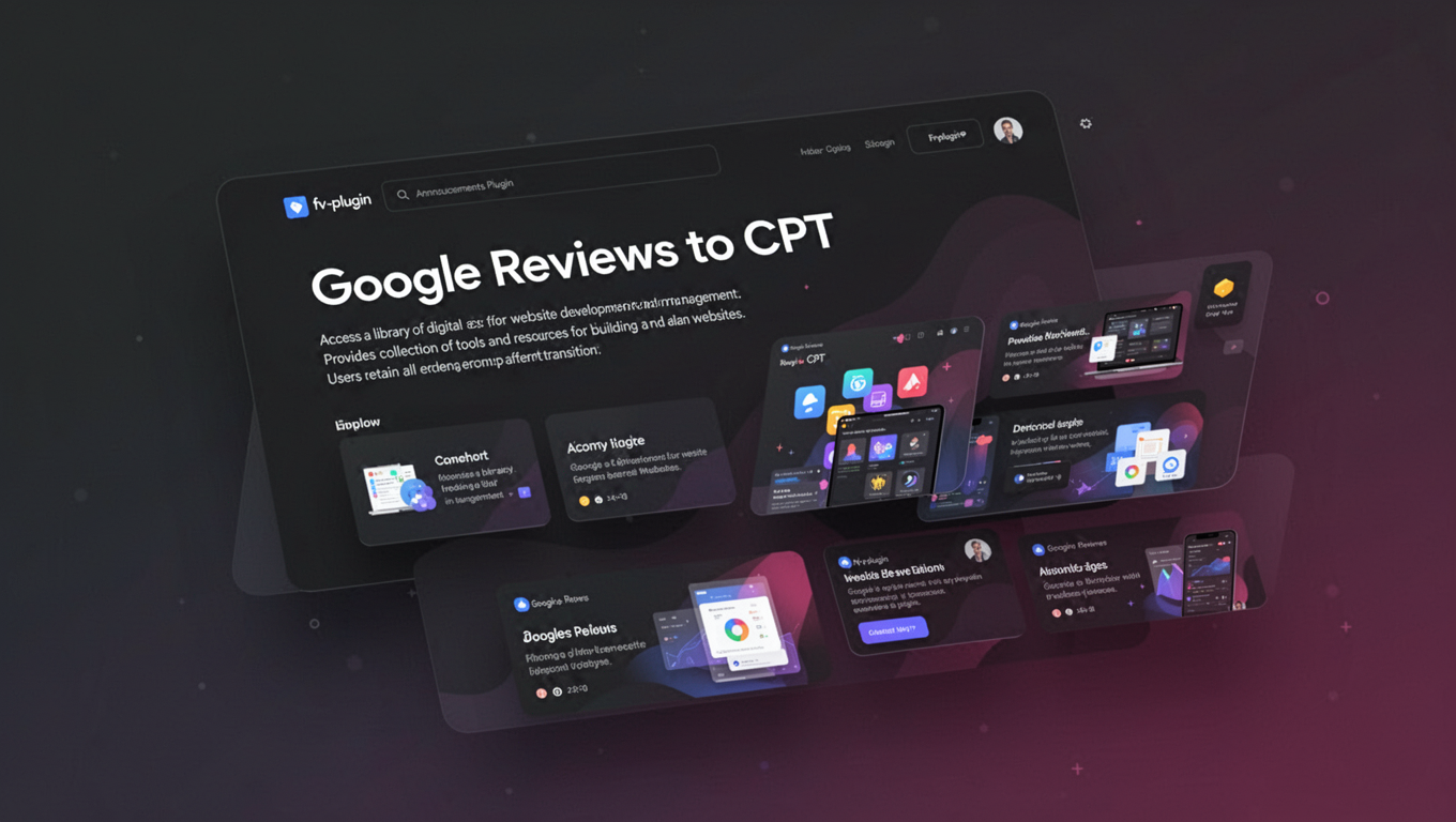 Preview of Google Reviews to CPT