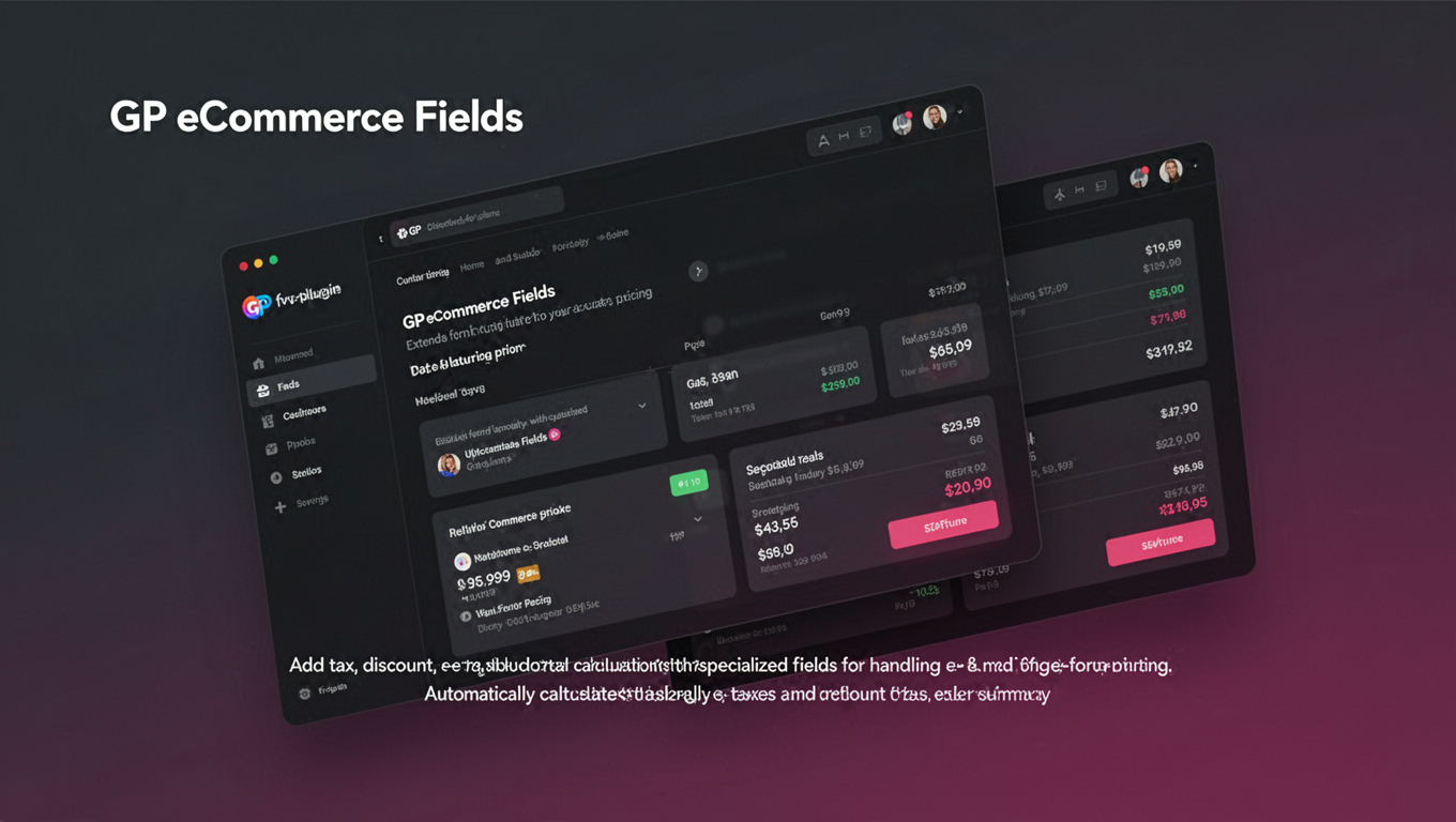 Preview of GP eCommerce Fields