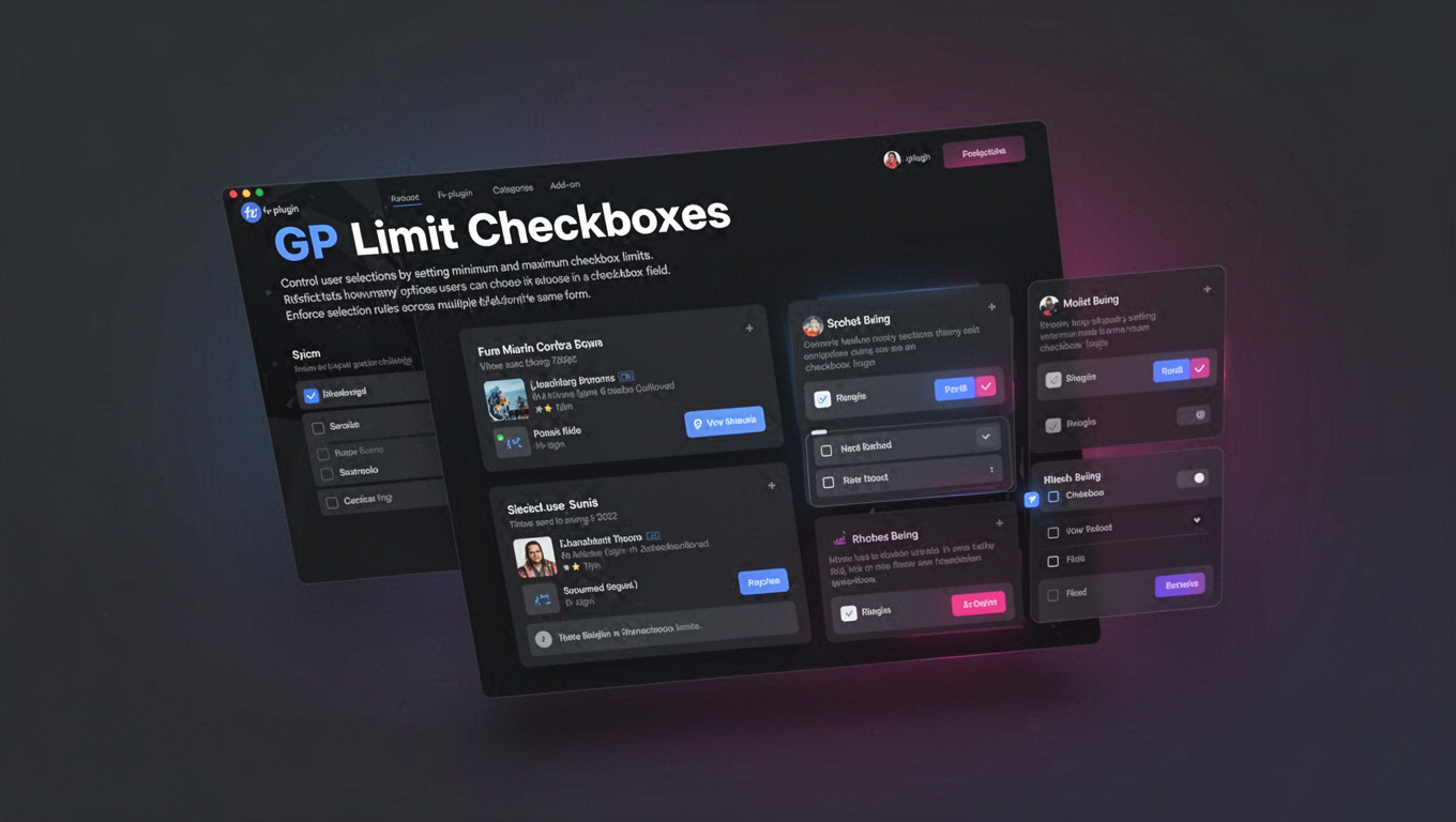 Preview of GP Limit Checkboxes