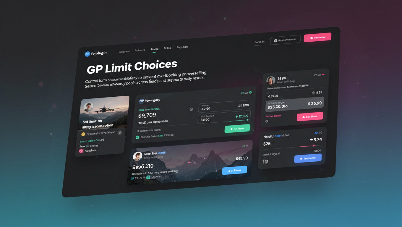 Preview of GP Limit Choices