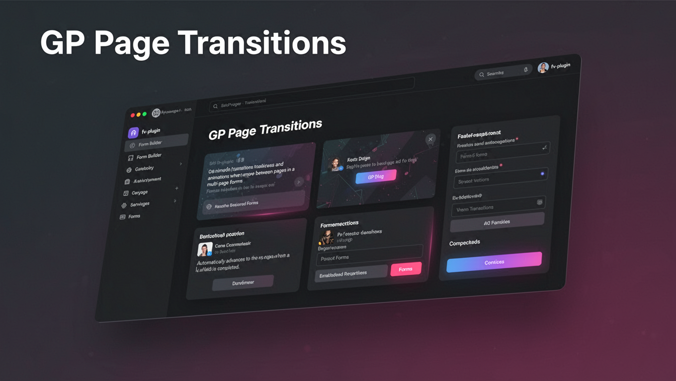 Preview of GP Page Transitions