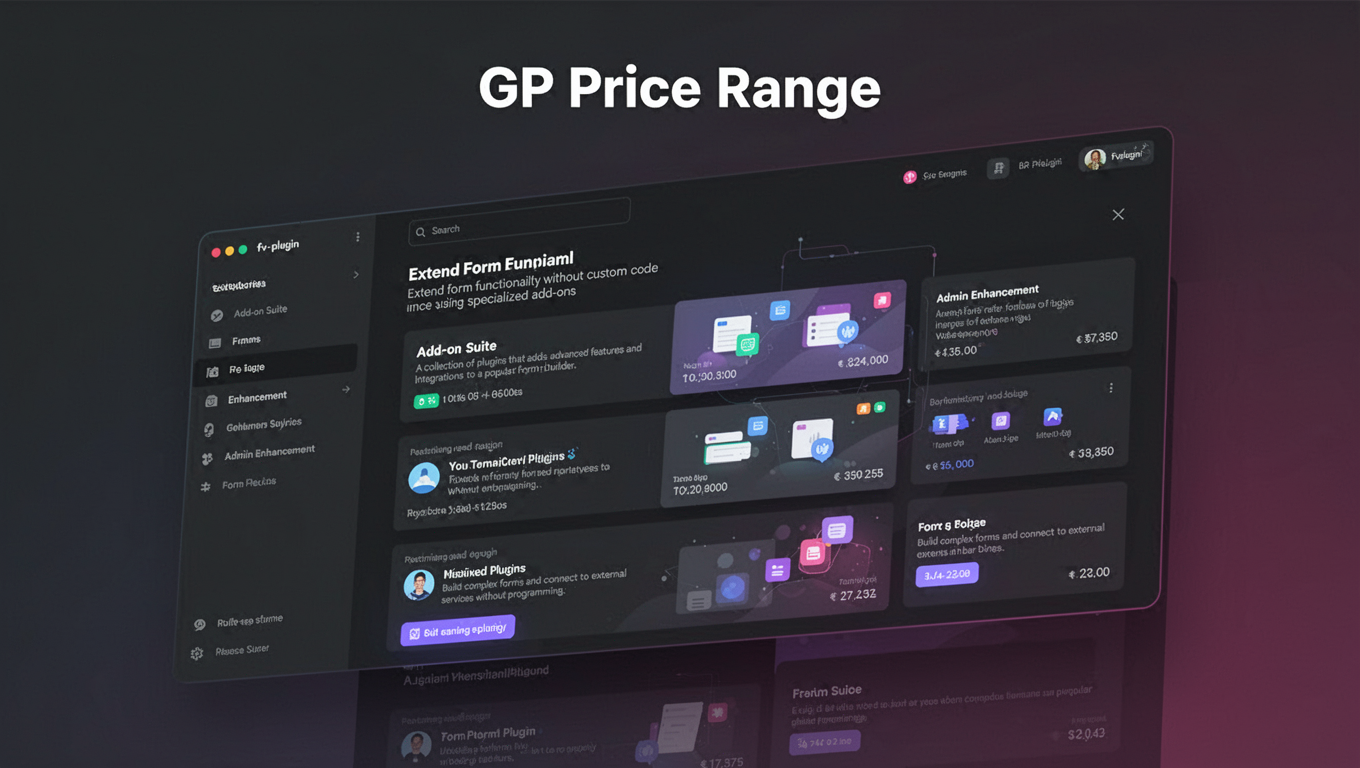 Preview of GP Price Range