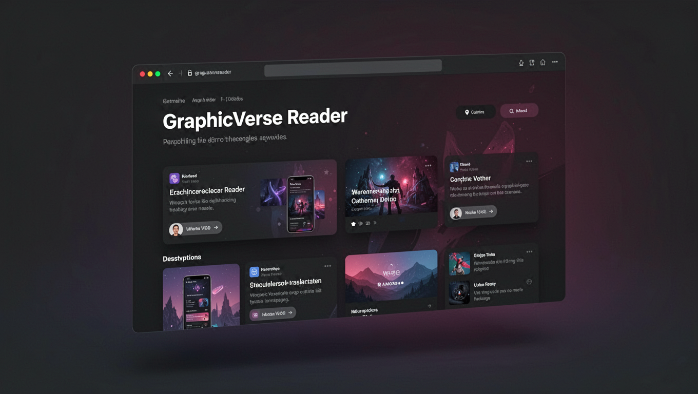 Preview of GraphicVerse Reader