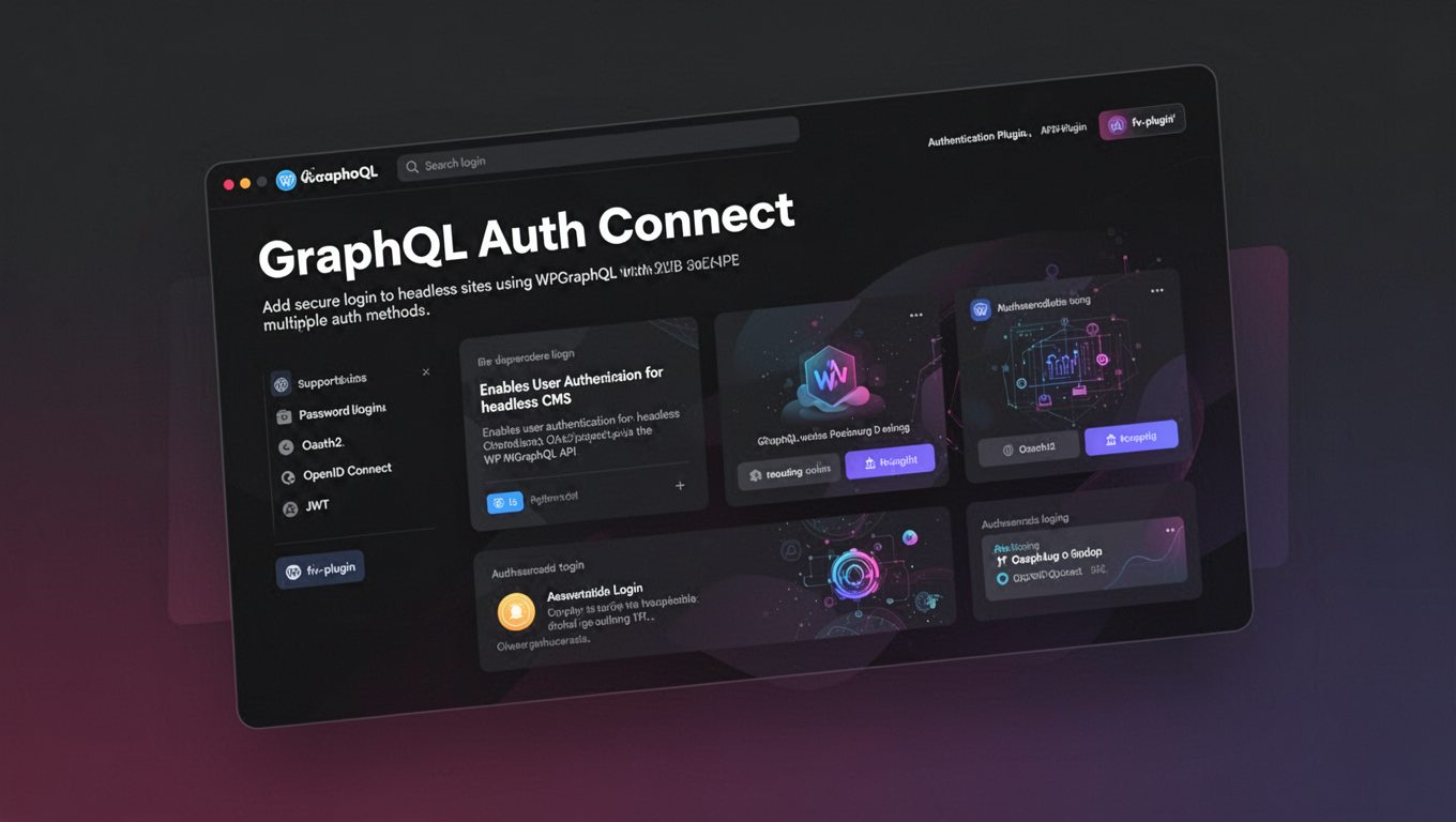 Preview of GraphQL Auth Connect