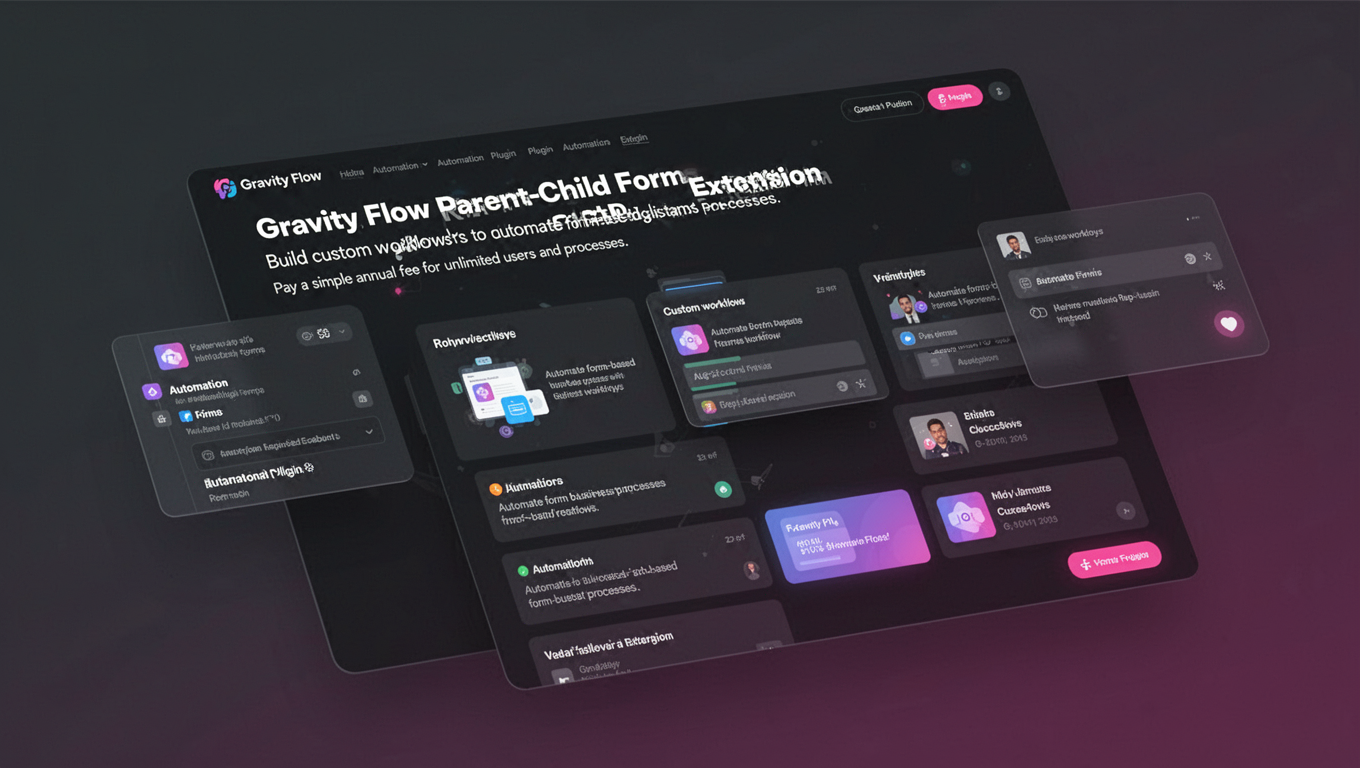 Preview of Gravity Flow Parent-Child Forms Extension