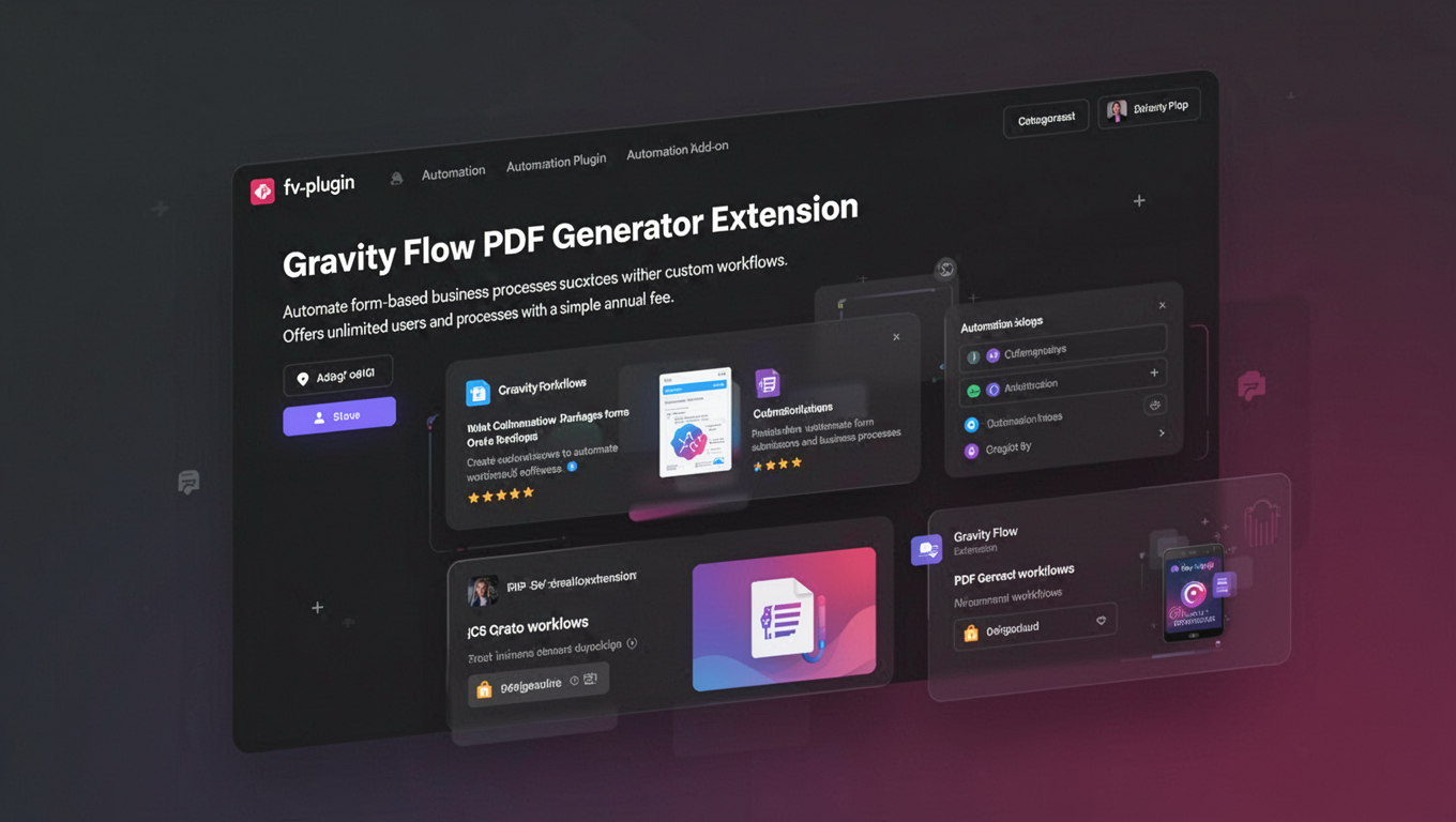 Preview of Gravity Flow PDF Generator Extension