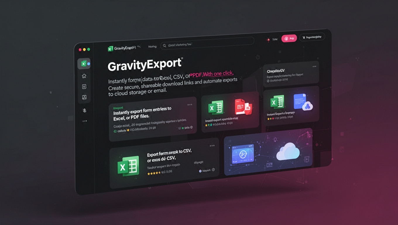 Preview of GravityExport