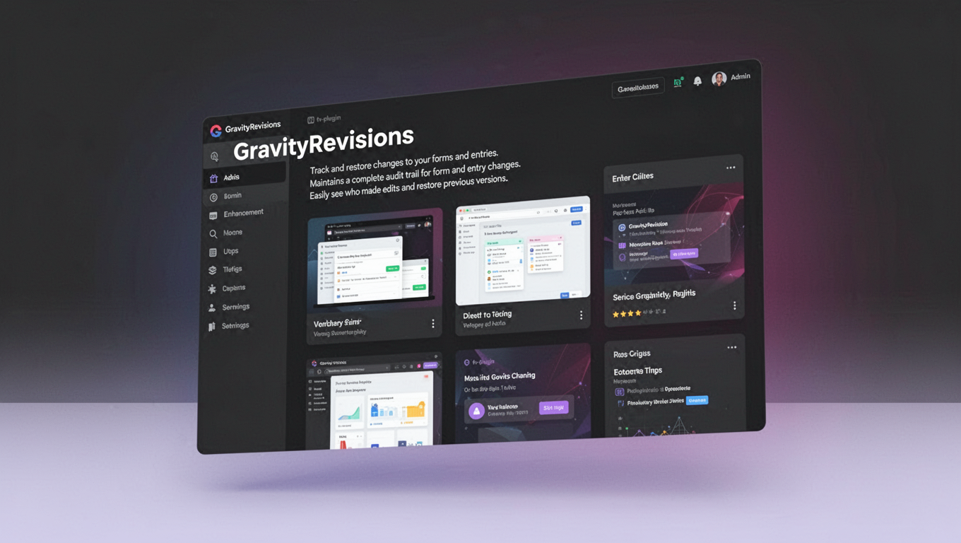 Preview of GravityRevisions