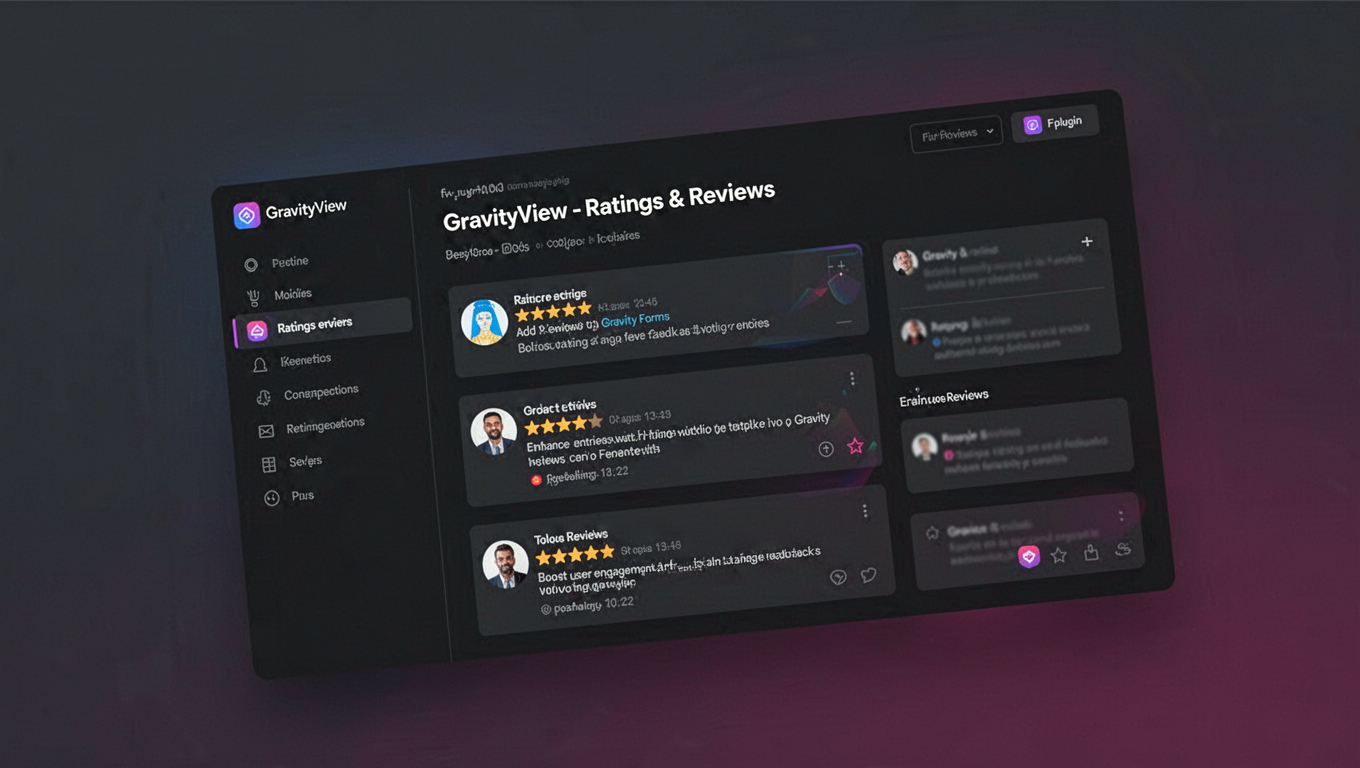 Preview of GravityView - Ratings & Reviews