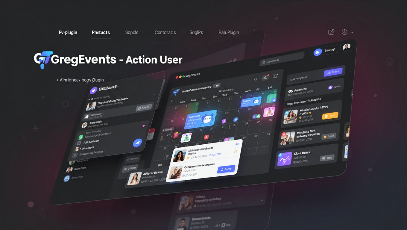 Preview of GregEvents - Action User