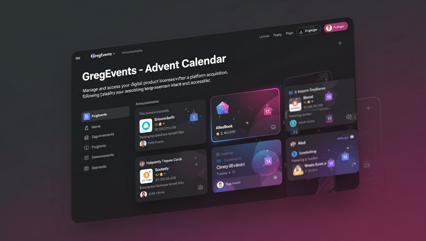 Preview of GregEvents - Advent Calendar
