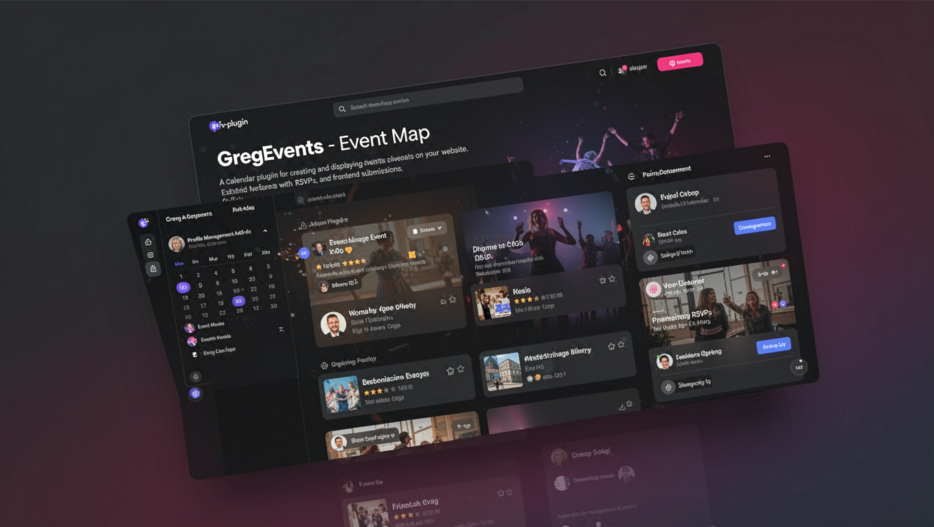 Preview of GregEvents - Event Map