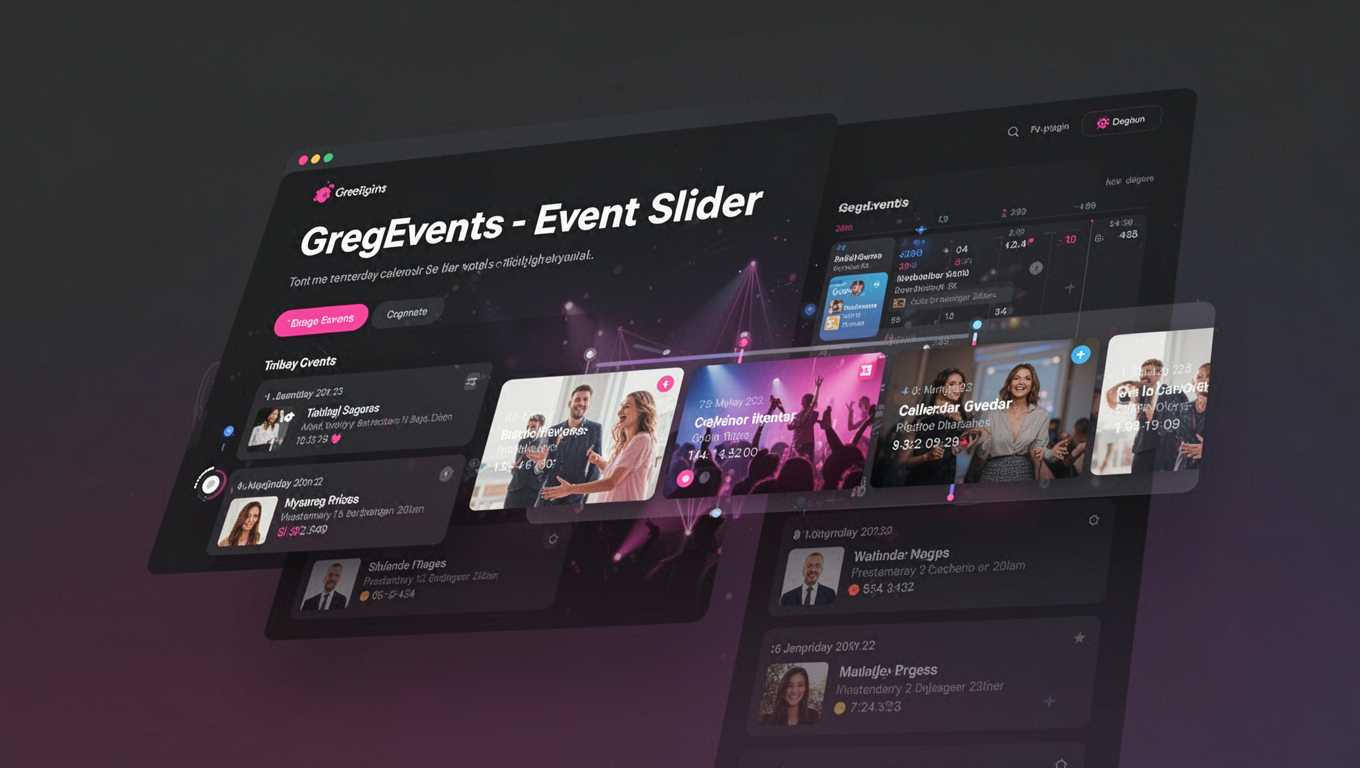 Preview of GregEvents - Event Slider