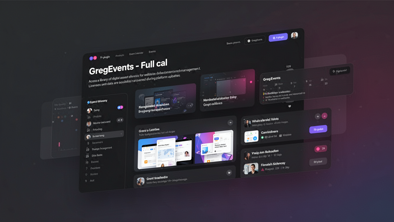 Preview of GregEvents - Full cal