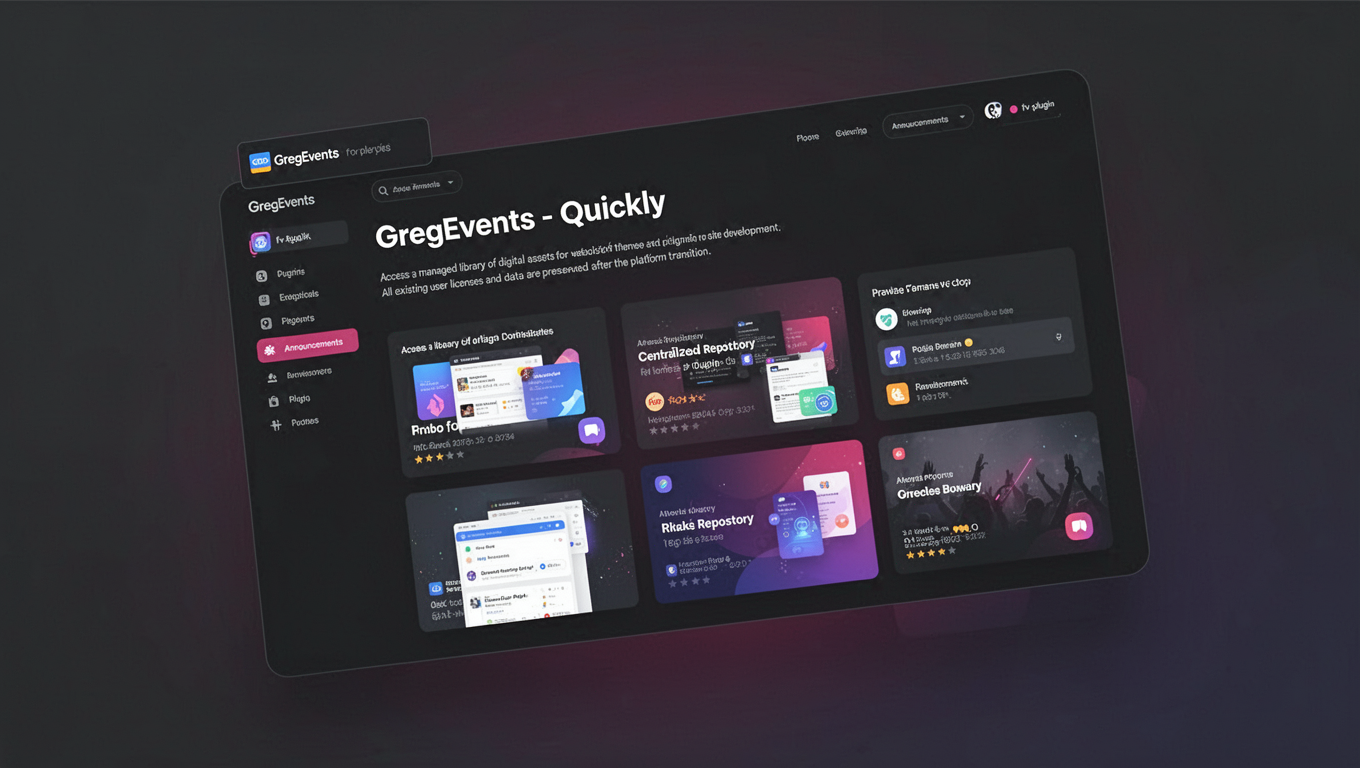 Preview of GregEvents - Quickly