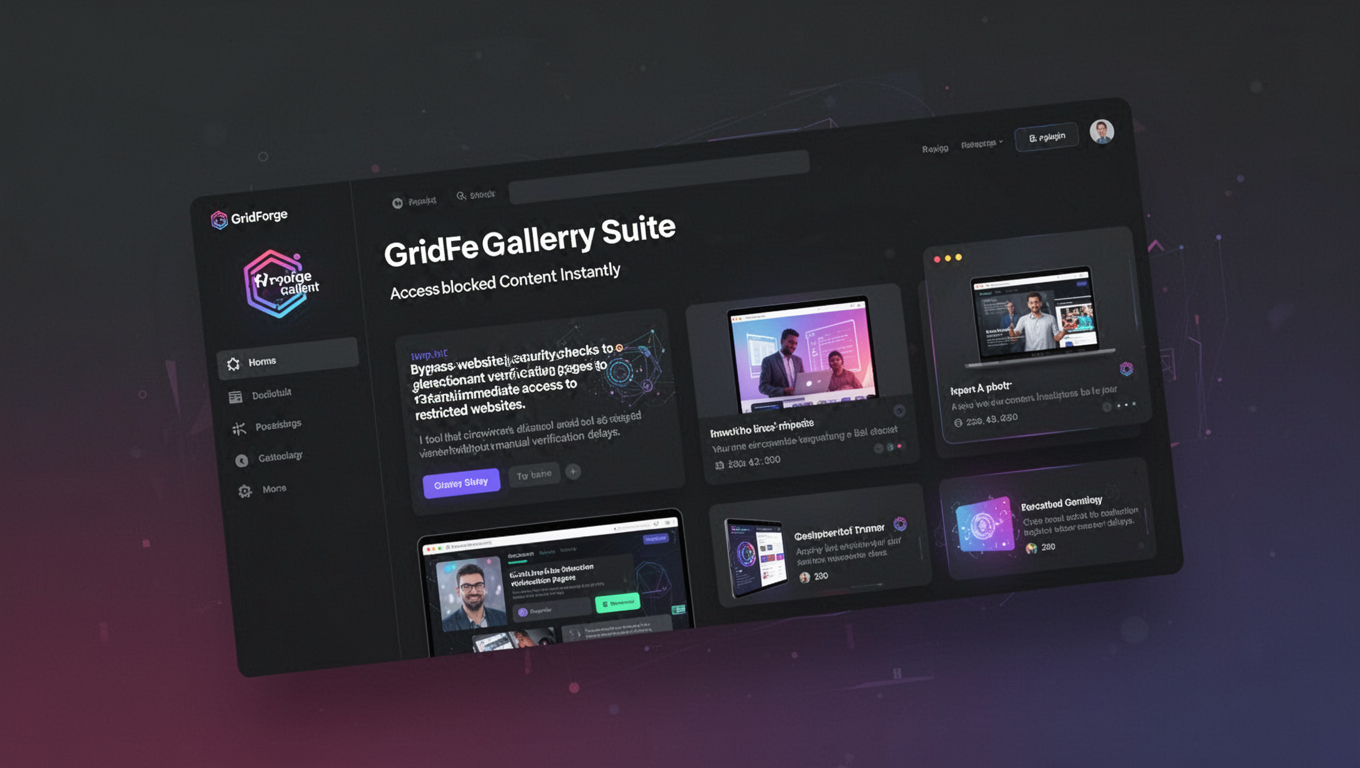 Preview of GridForge Gallery Suite