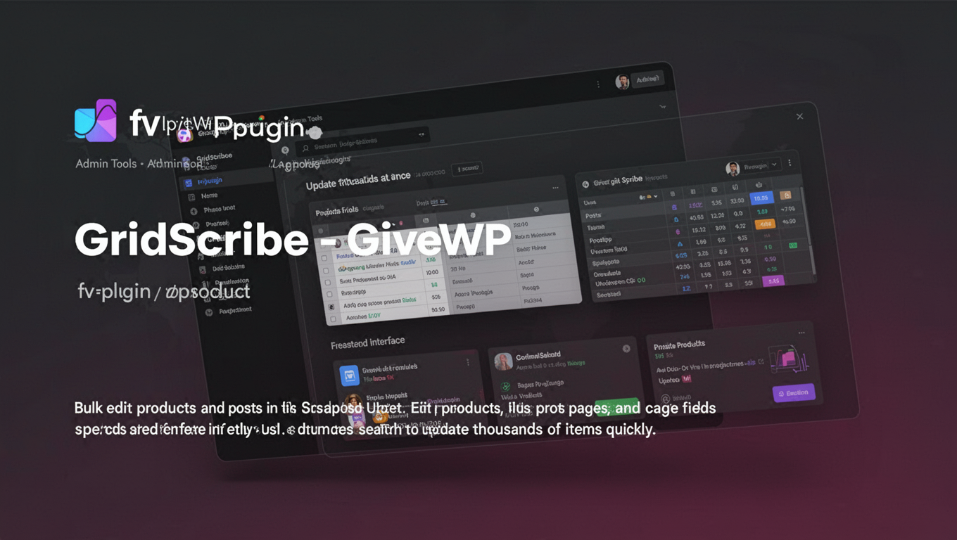Preview of GridScribe - GiveWP