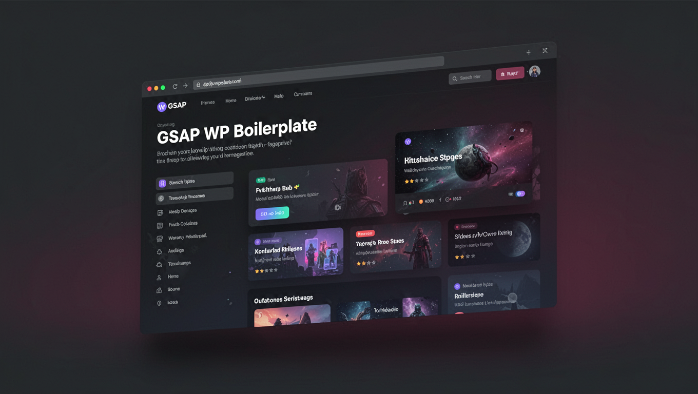 Preview of GSAP WP Boilerplate