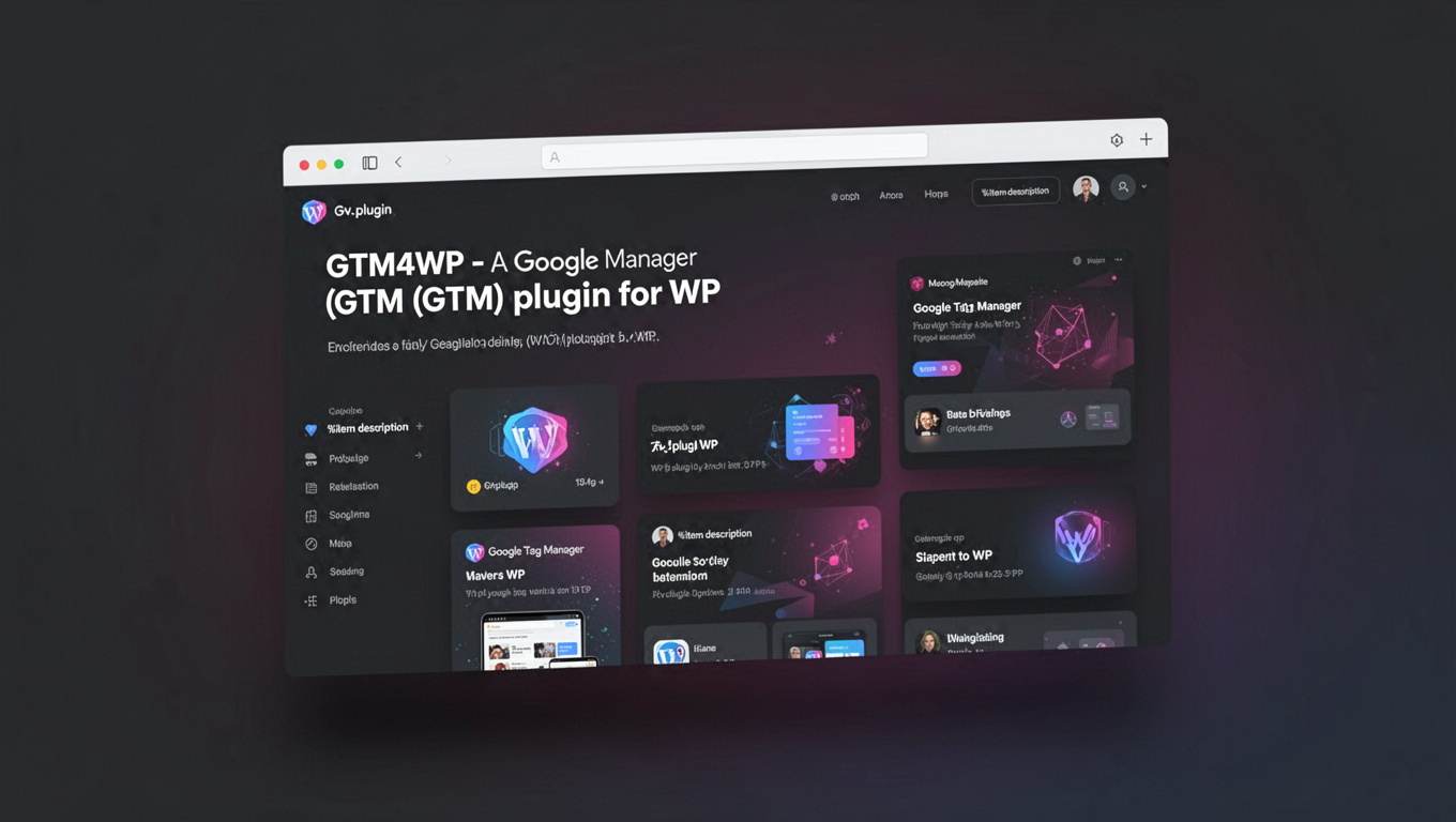 Preview of GTM4WP - A Google Tag Manager (GTM) plugin for WP