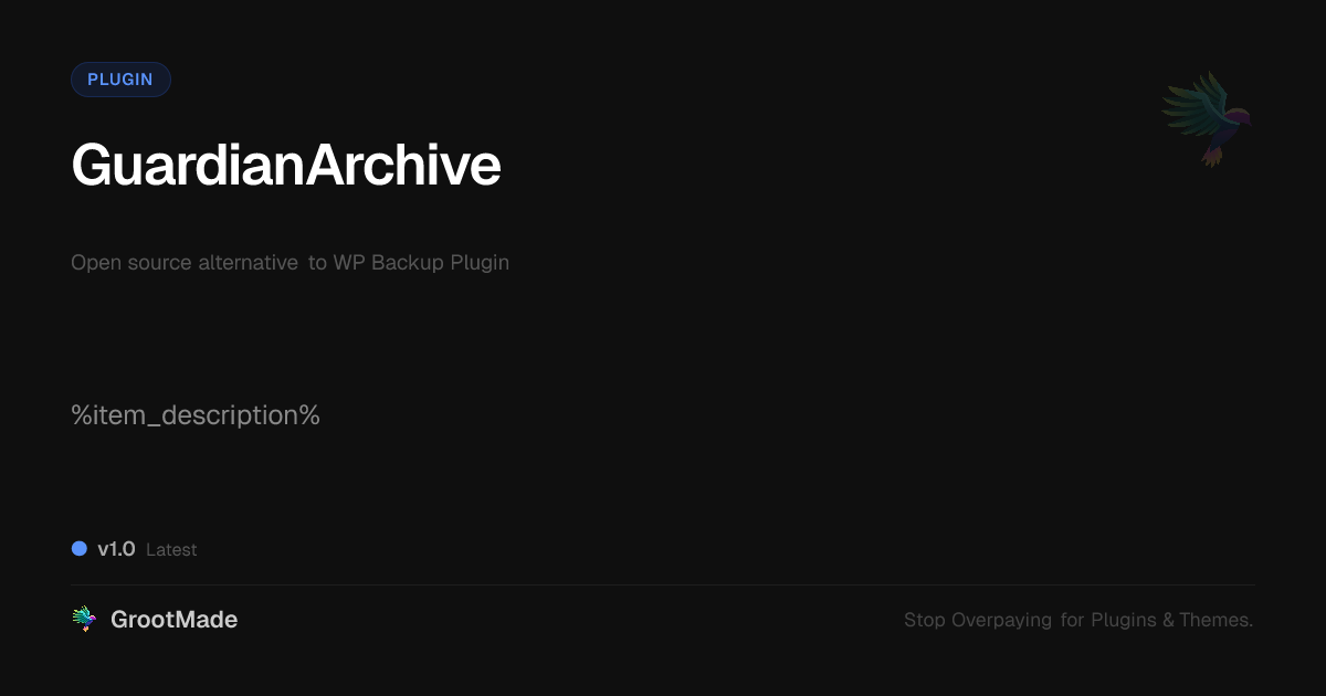 Preview of GuardianArchive