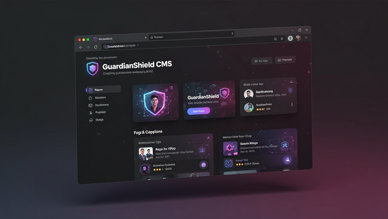 Preview of GuardianShield CMS