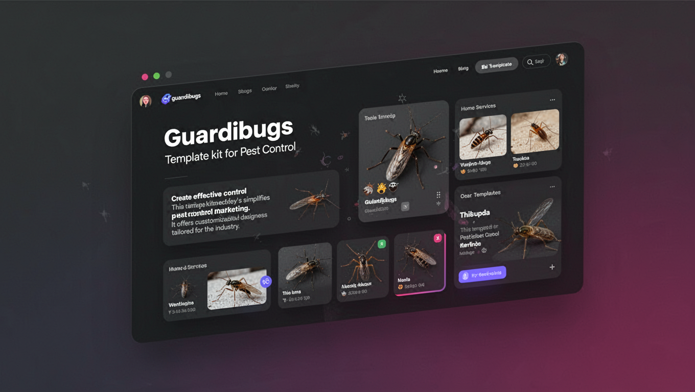 Preview of Guardibugs - Template kit for Pest Control