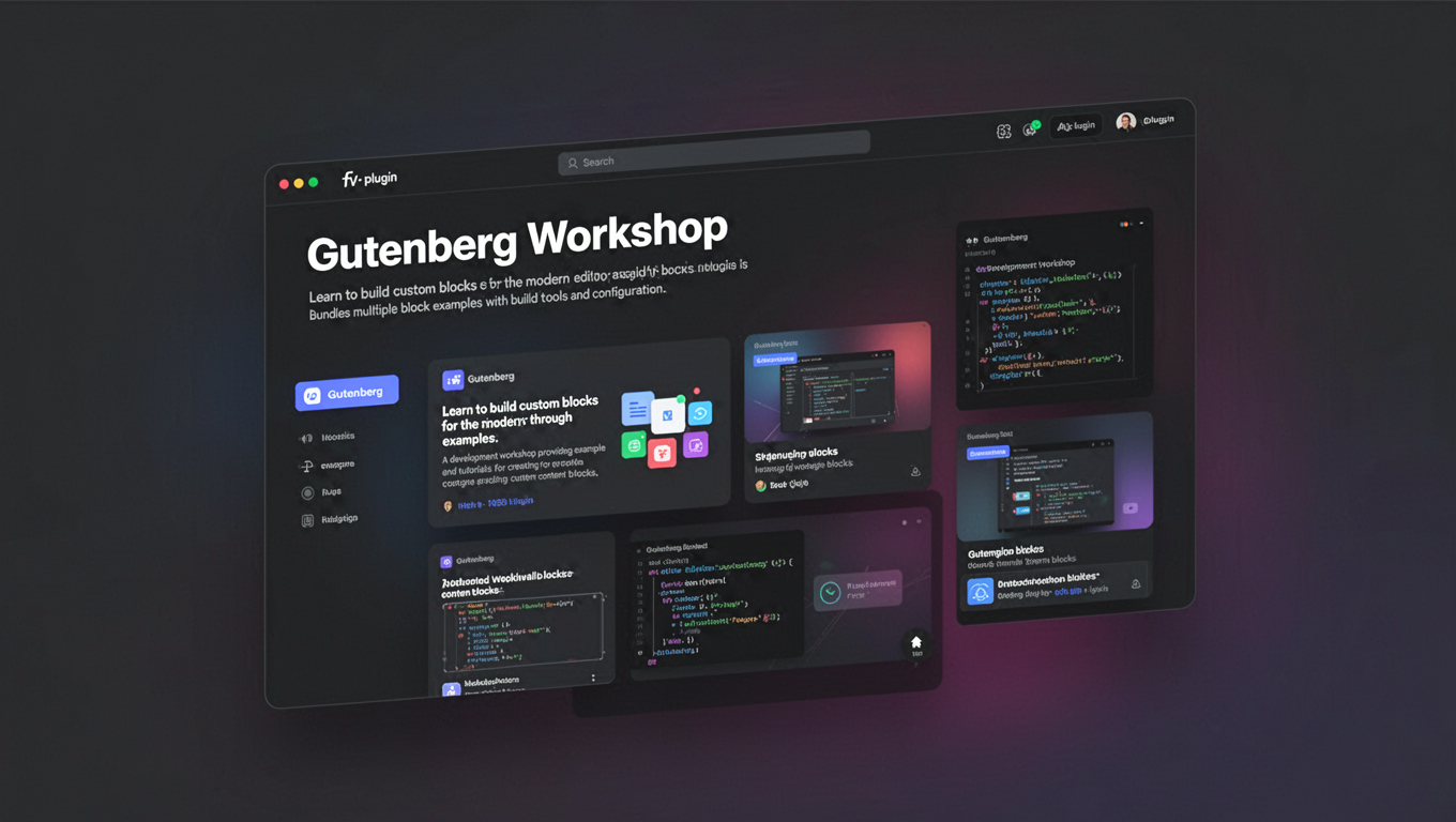 Preview of Gutenberg Workshop