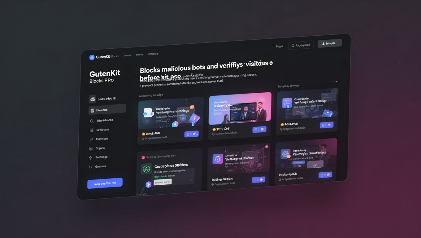 Preview of GutenKit Blocks Pro