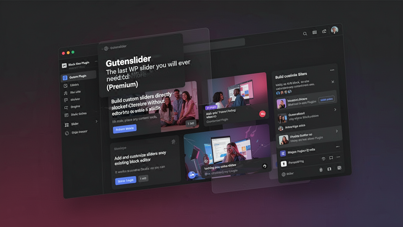 Preview of Gutenslider — The last WP slider you will ever need. (Premium)