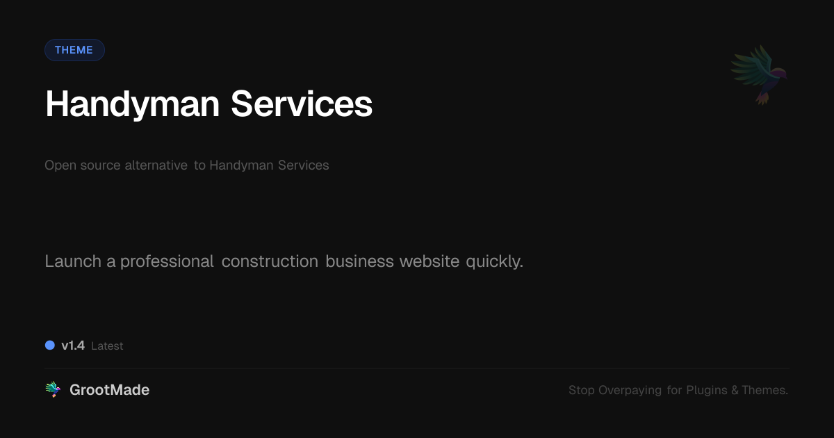 Preview of Handyman Services