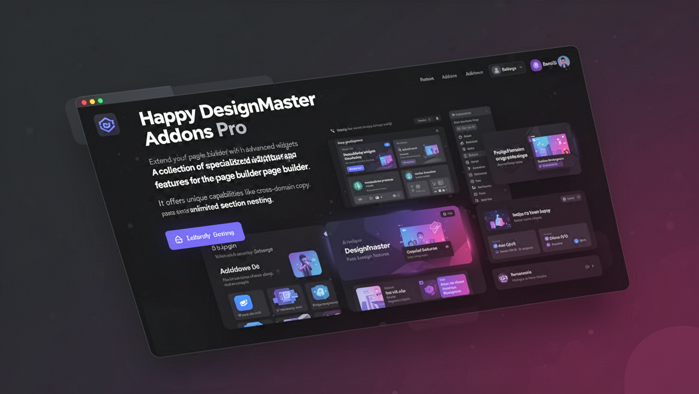 Preview of Happy DesignMaster Addons Pro