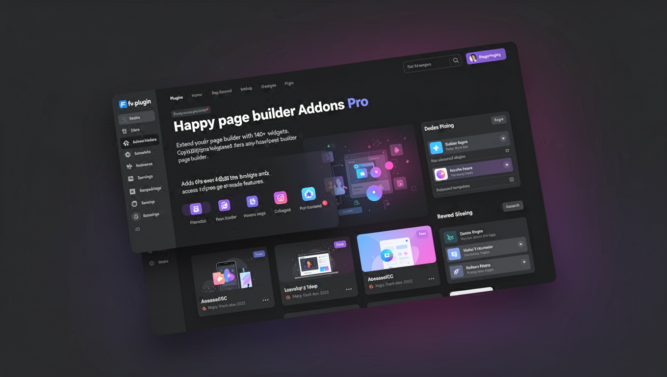 Preview of Happy Elementor Addons Pro