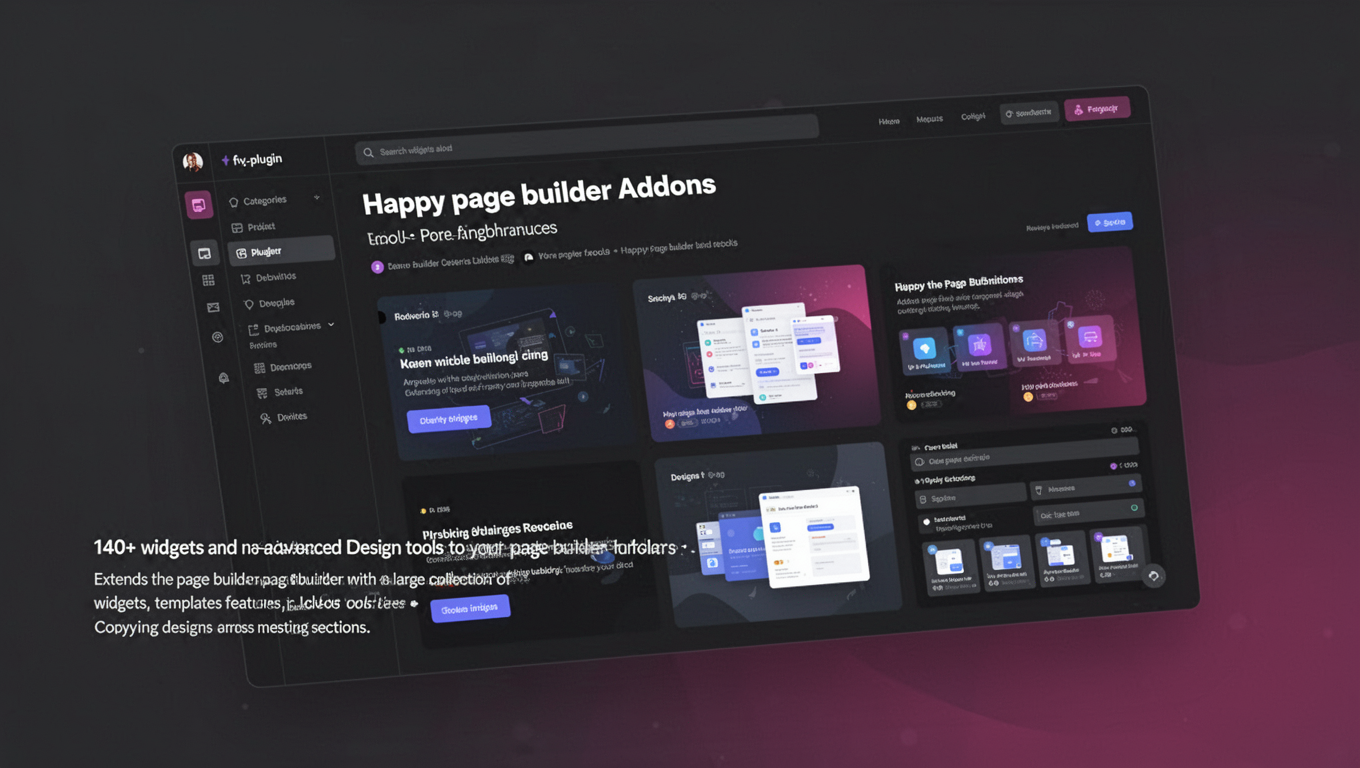 Preview of Happy Elementor Addons