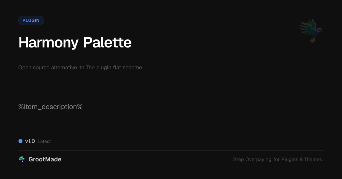 Preview of Harmony Palette