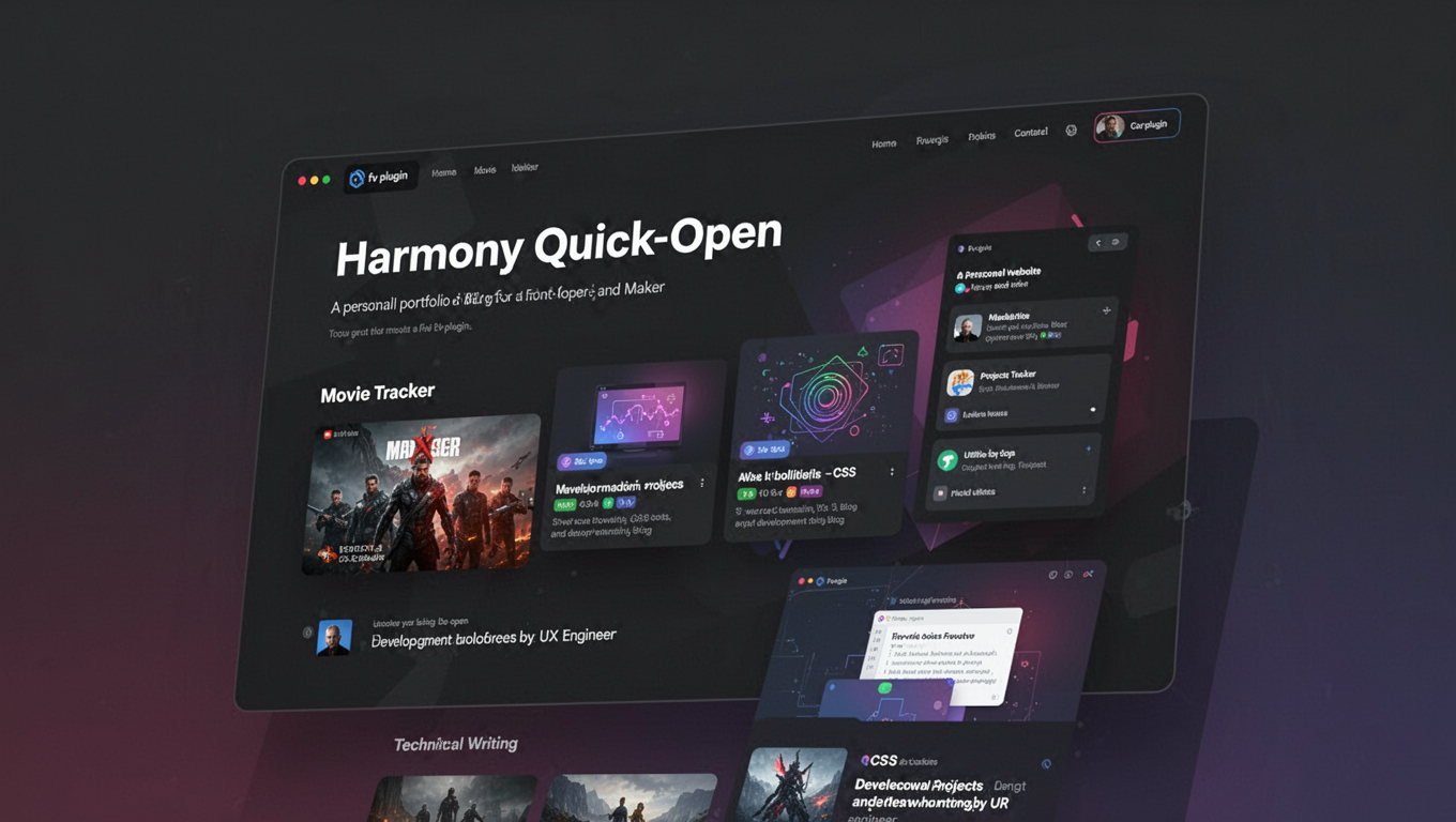 Preview of Harmony Quick-Open