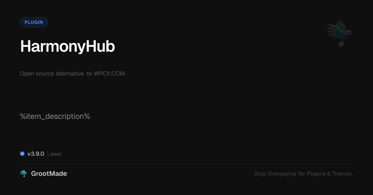 Preview of HarmonyHub