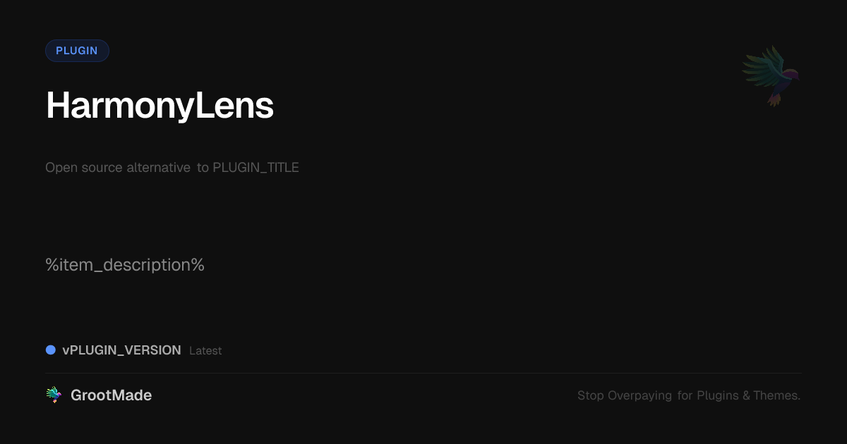 Preview of HarmonyLens