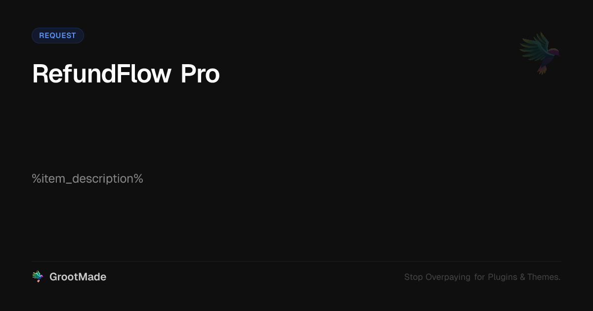 Preview of RefundFlow Pro