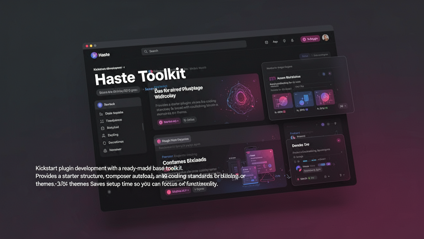 Preview of Haste Toolkit