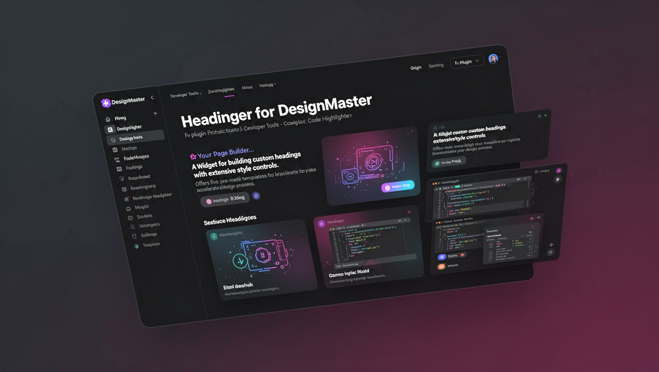 Preview of Headinger for DesignMaster